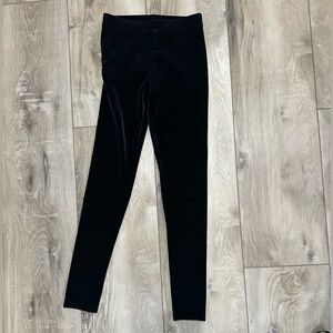 LIKE NEW CREWCUTS VELOUR LEGGINGS IN BLACK